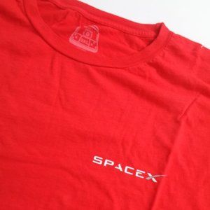 New SPACEX Launch Red T Shirt Tee Mens 3XL